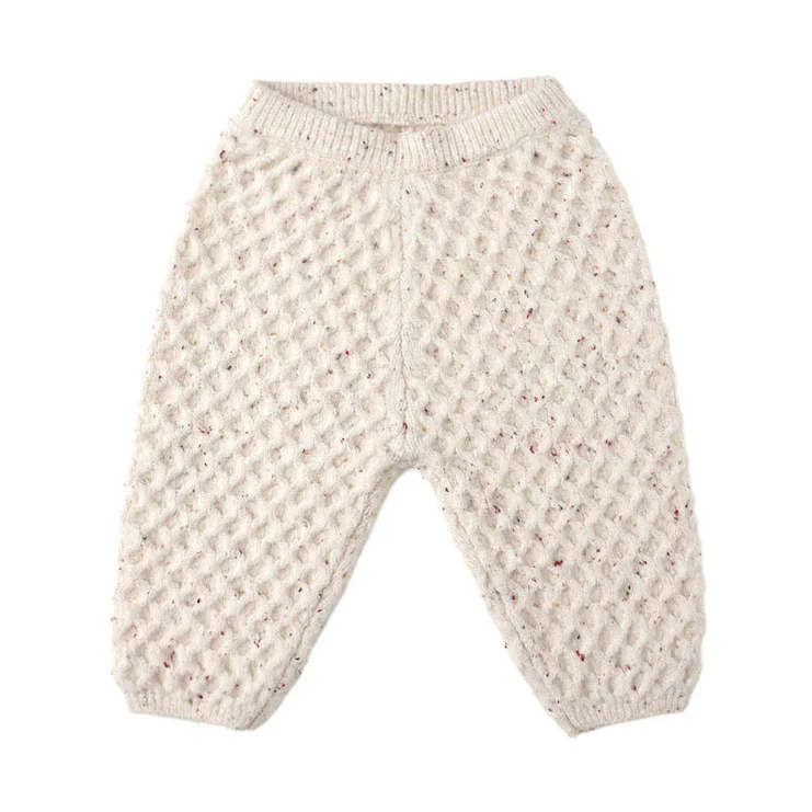 Rylee and Cru Natural Speckled Knit Pant