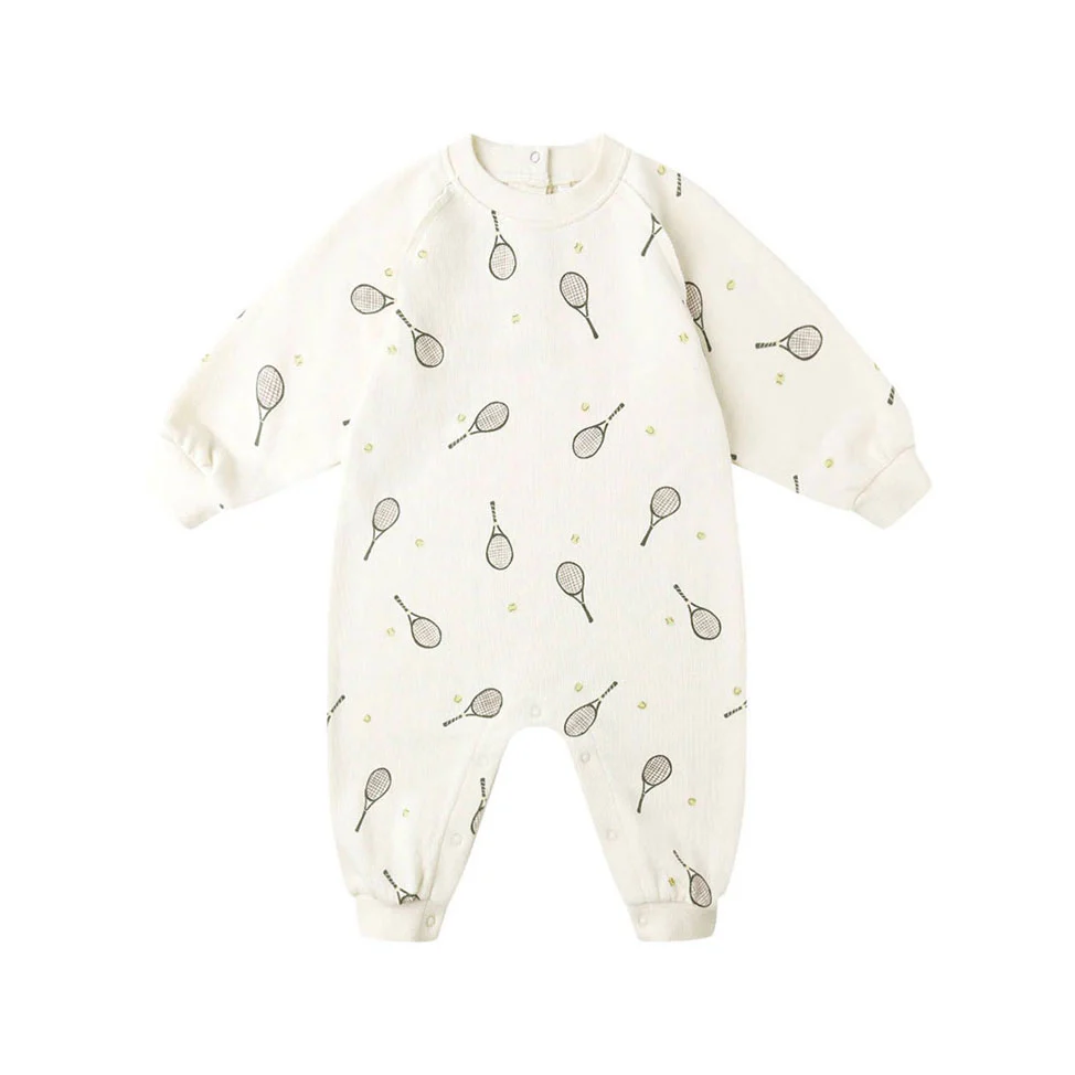 Rylee and Cru Natural Tennis Raglan Jumpsuit