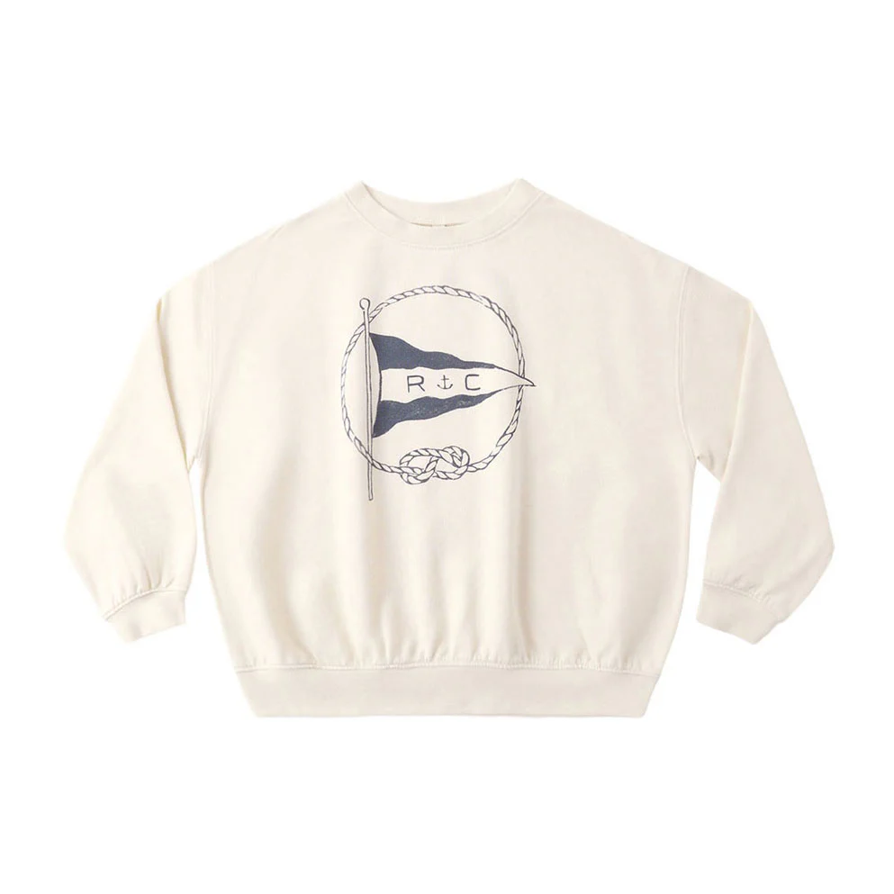 Rylee and Cru Nautical Flag Sweatshirt
