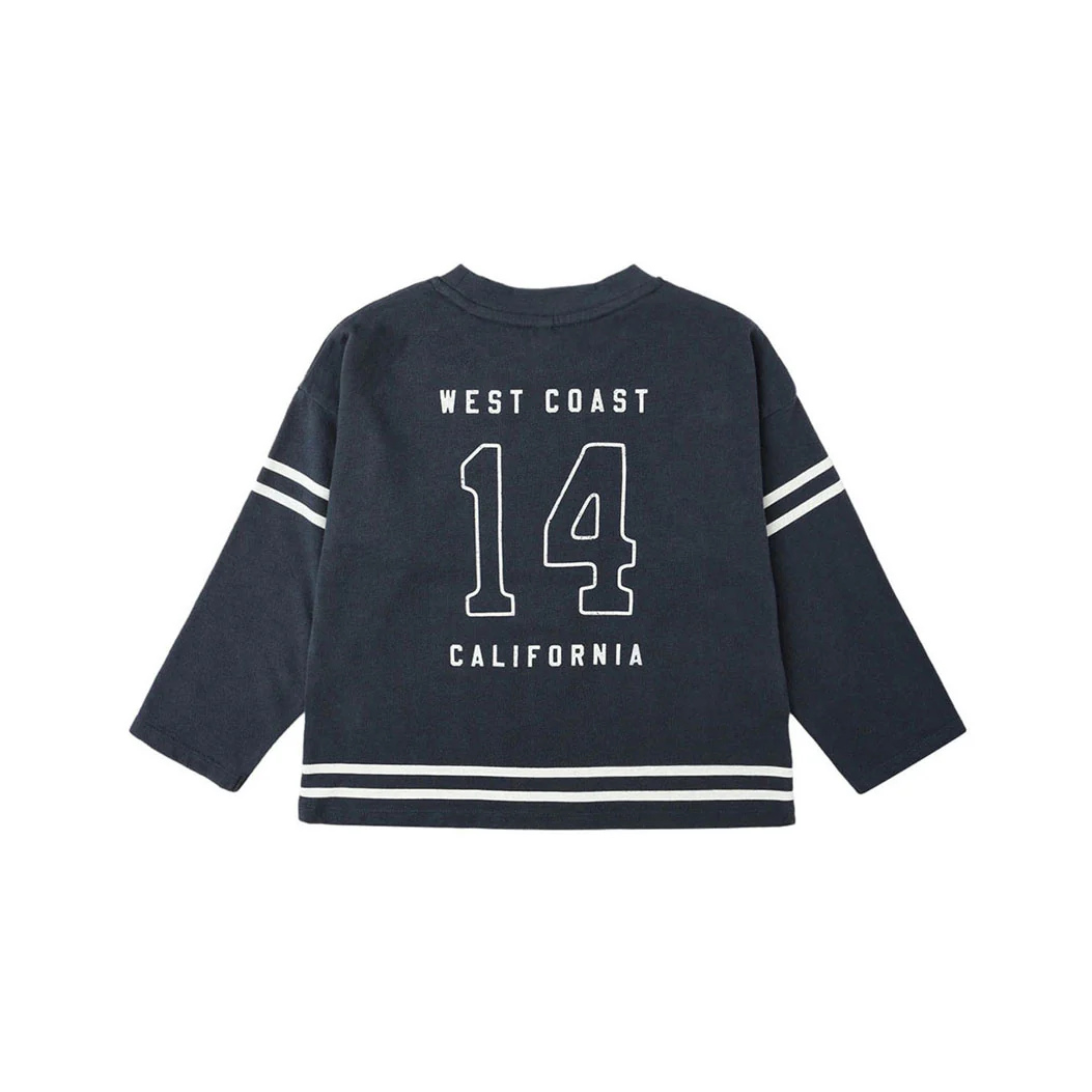 Rylee and Cru Navy Camden Long Sleeve Tee - Image 3