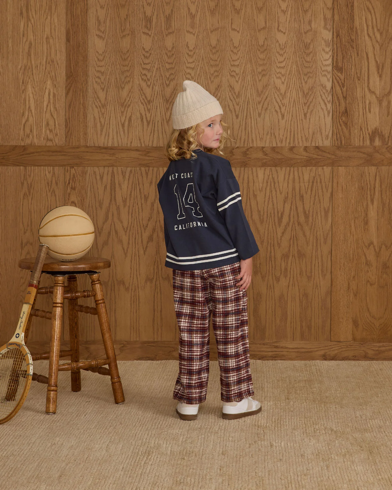 Rylee and Cru Navy Camden Long Sleeve Tee - Image 4