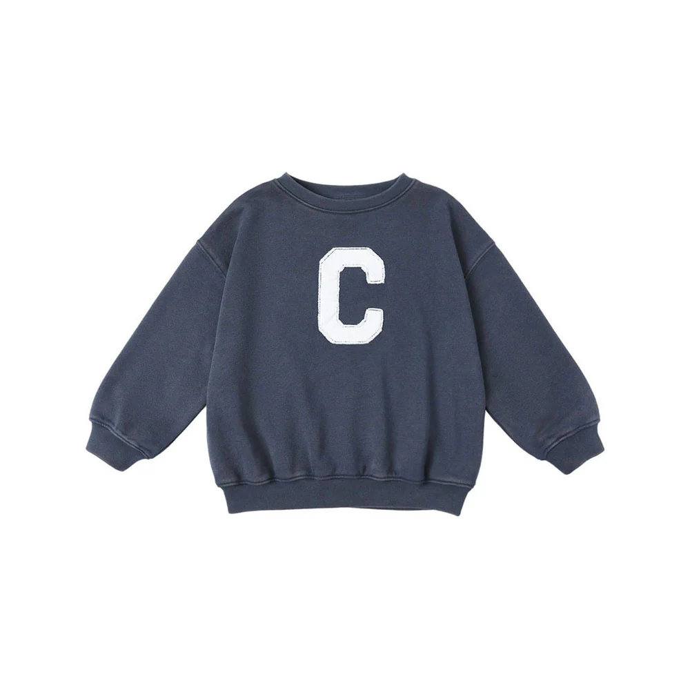 Rylee and Cru Navy Relaxed Sweatshirt