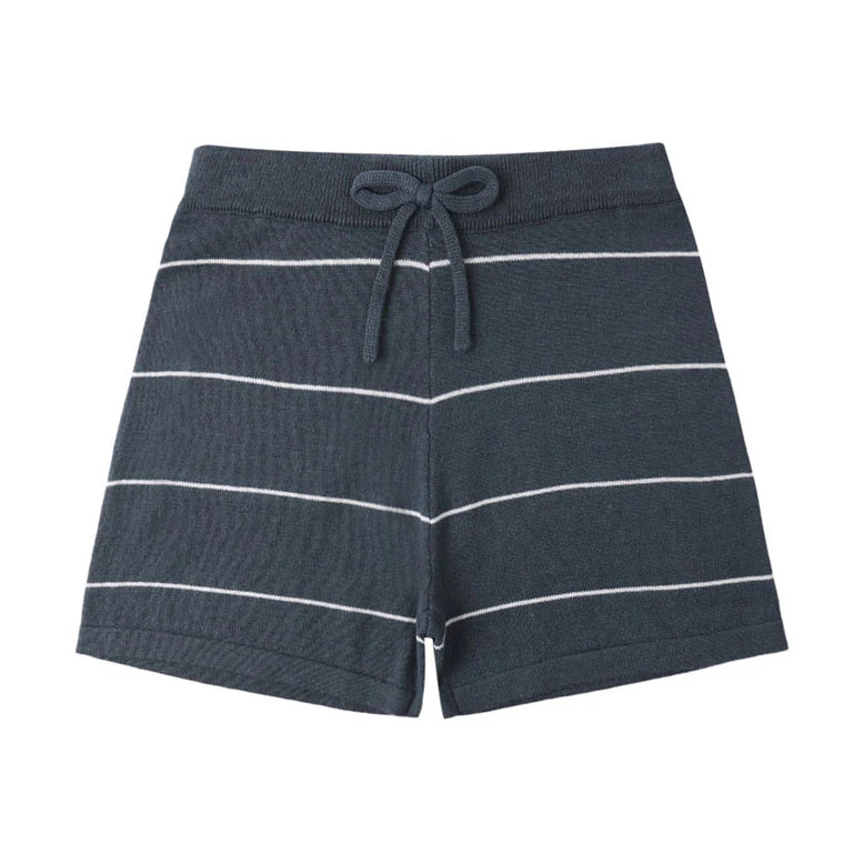Rylee and Cru Navy Stripe Chandler Knit Short