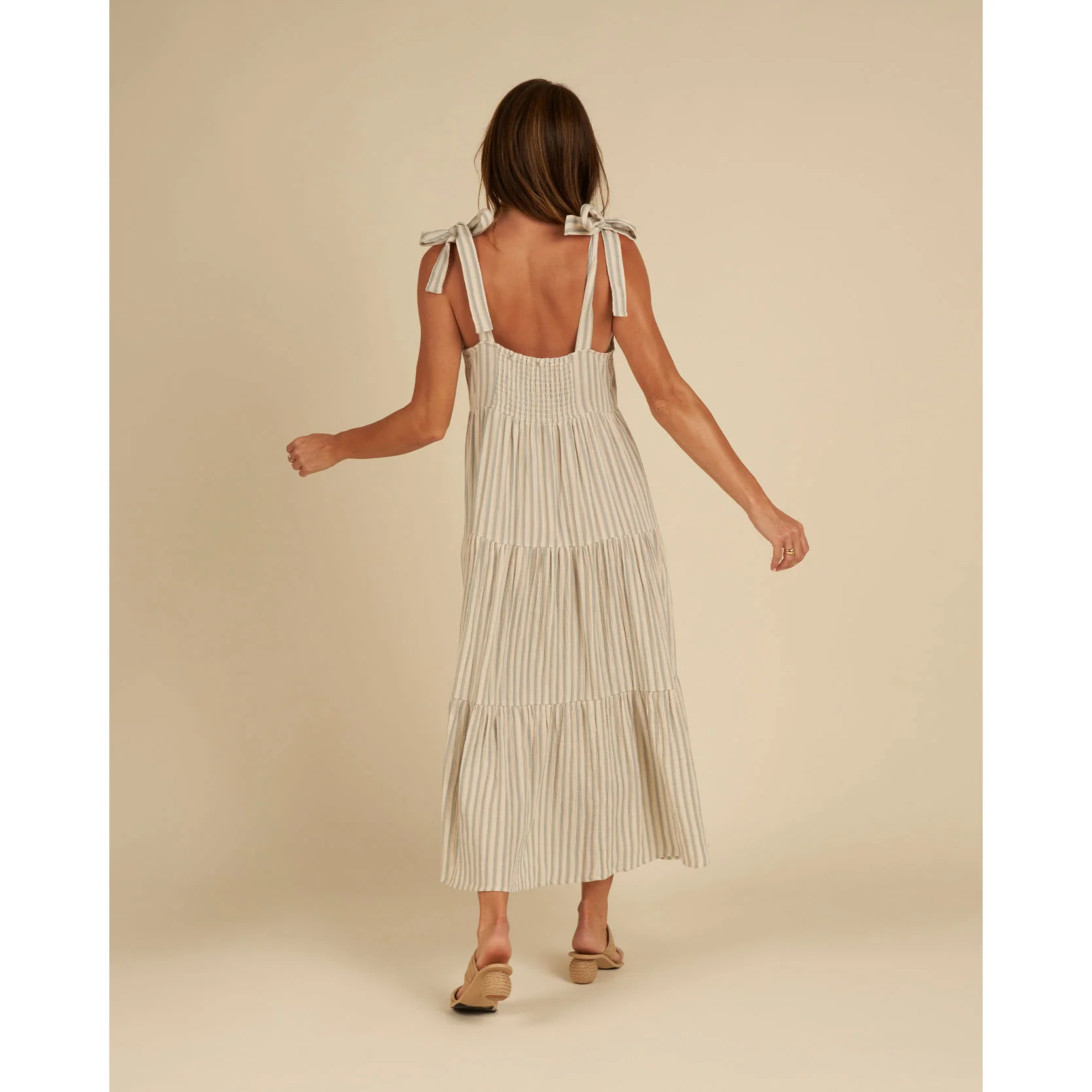 Rylee and Cru Ocean-Stripe Harbor Womens Dress -Ocean Stripe - Image 2