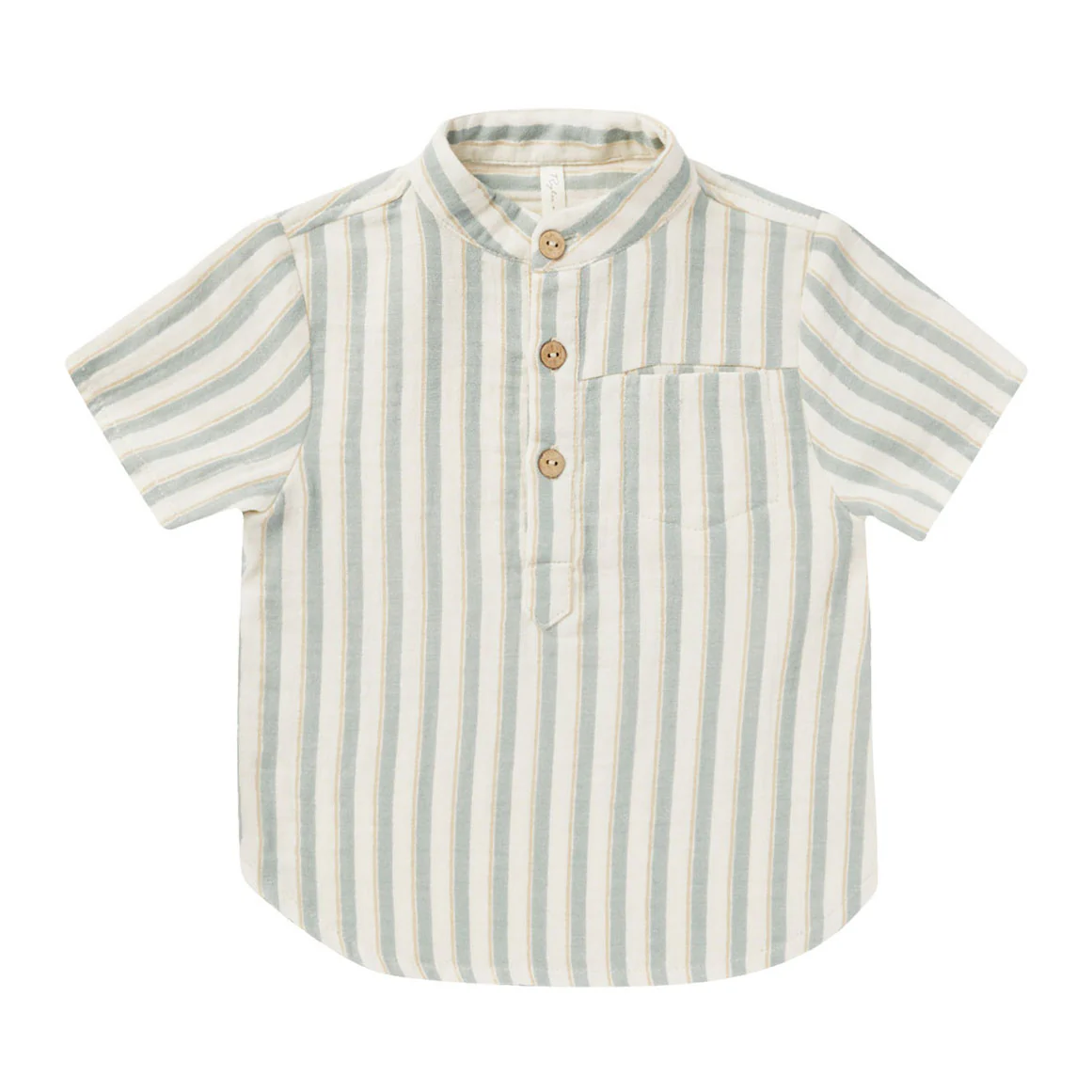 Rylee and Cru Ocean-Stripe Mason Shirt - Ocean Stripe