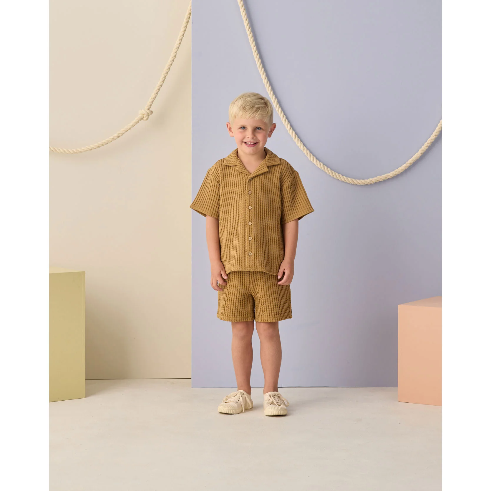 Rylee and Cru  Ocre Relaxed Short - Image 2