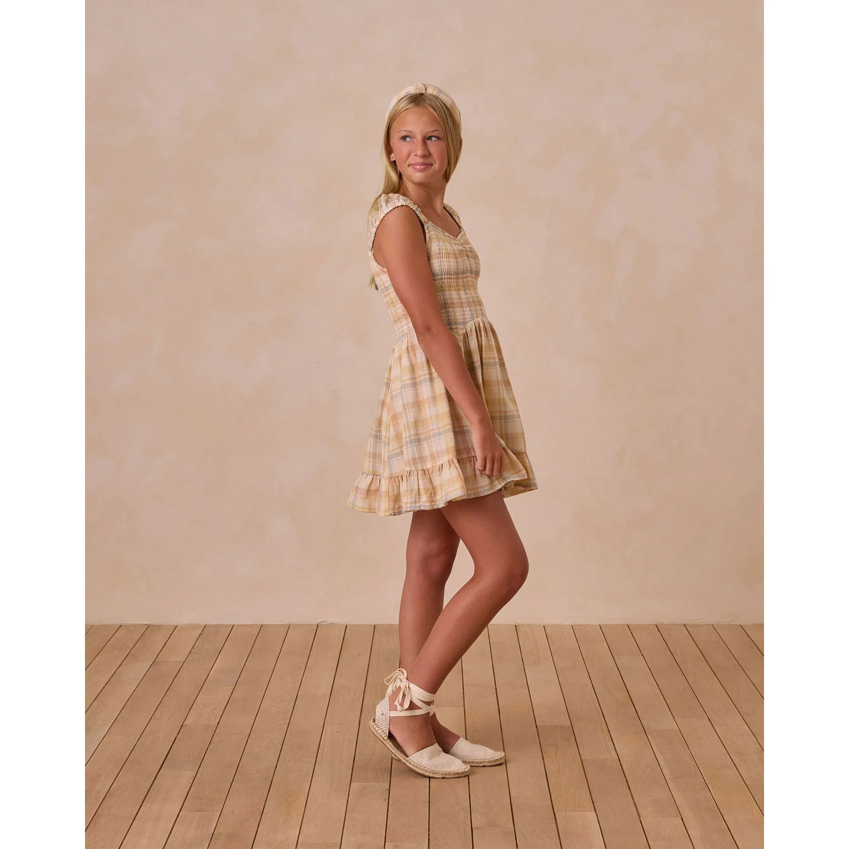 Rylee and Cru Pastel Plaid Kalina Dress - Image 2