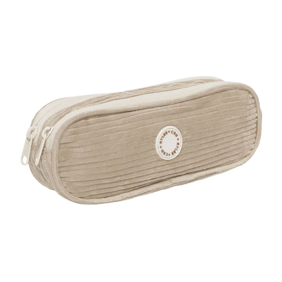 Rylee and Cru Pebble Corduroy Pencil Pouch