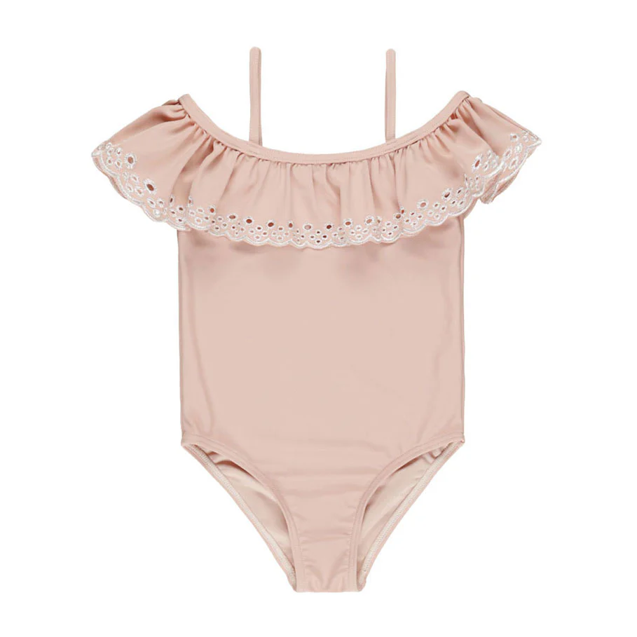 Rylee and Cru Pink Off The Shoulder One Piece