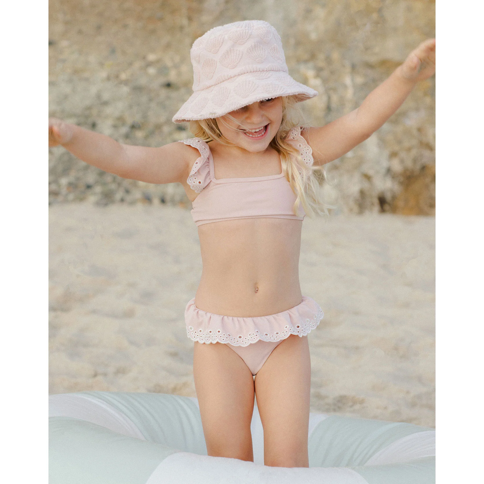 Rylee and Cru Pink Shells Bucket Hat - Image 2