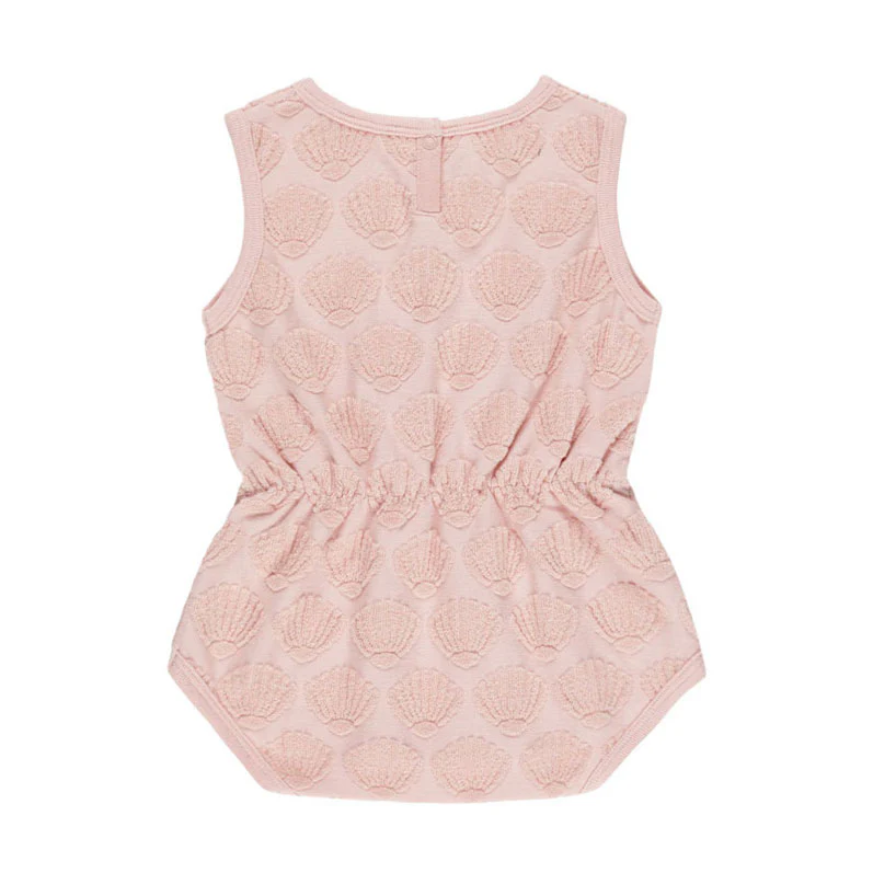 Rylee and Cru Pink Shells Cinch Playsuit - Image 2