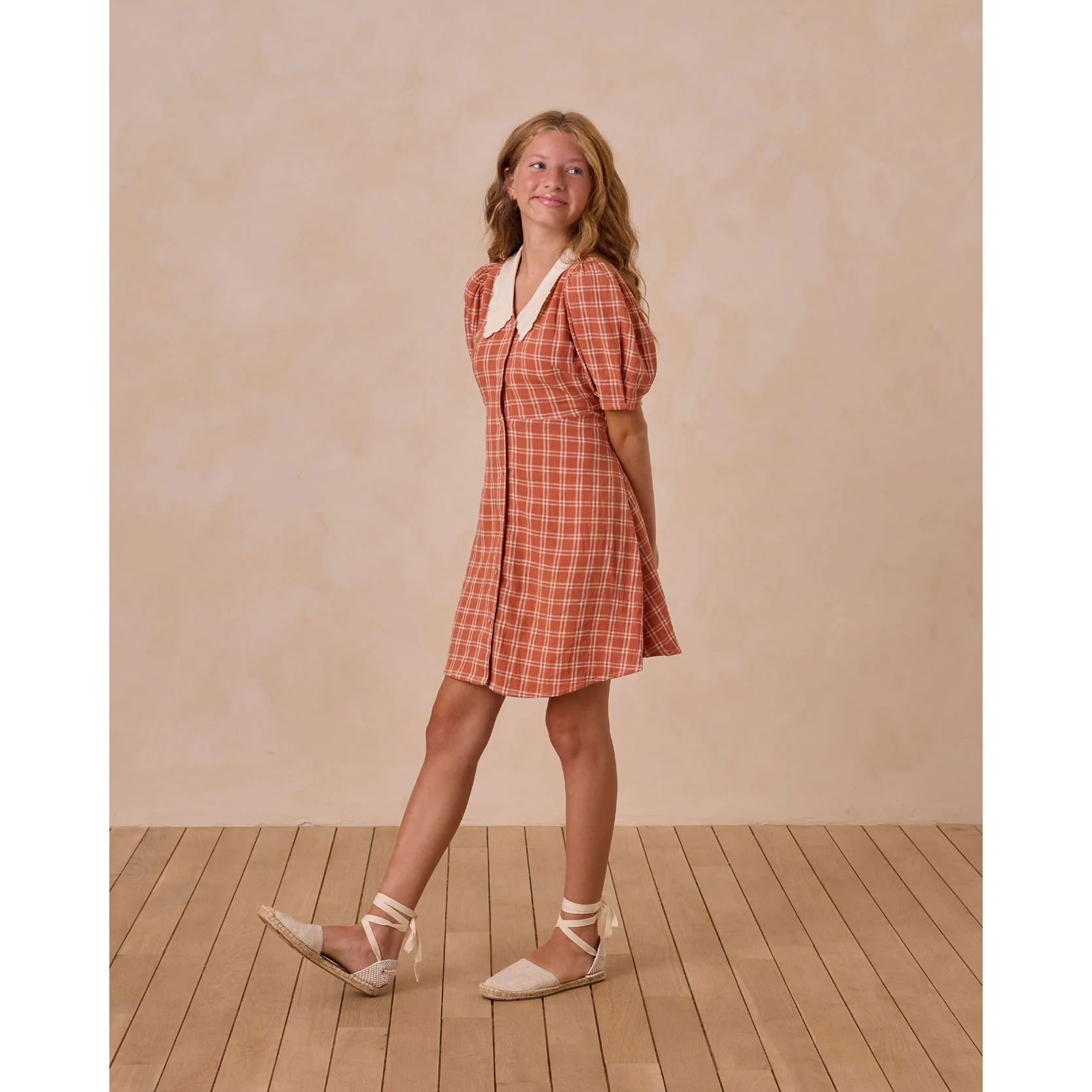 Rylee and Cru Poppy Check Del Mar Dress - Image 2