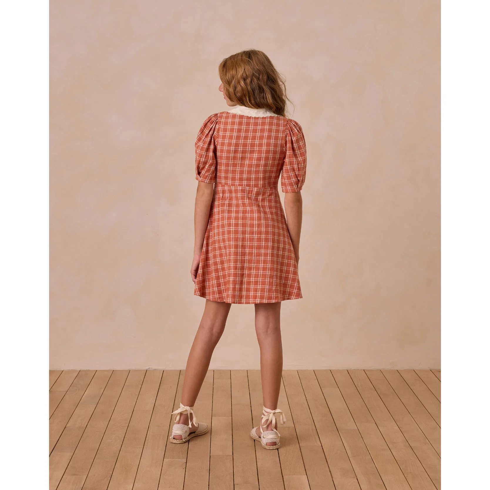 Rylee and Cru Poppy Check Del Mar Dress - Image 3