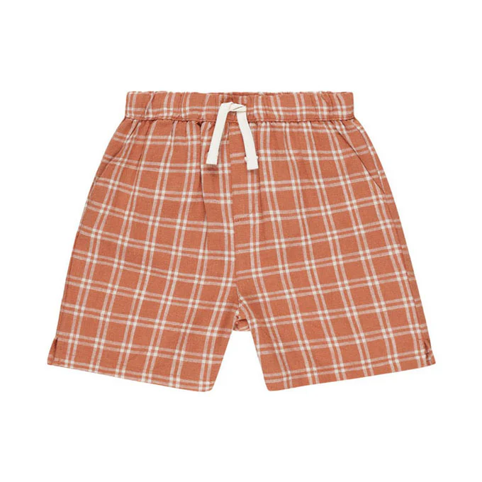 Rylee and Cru Poppy Check Perry Short
