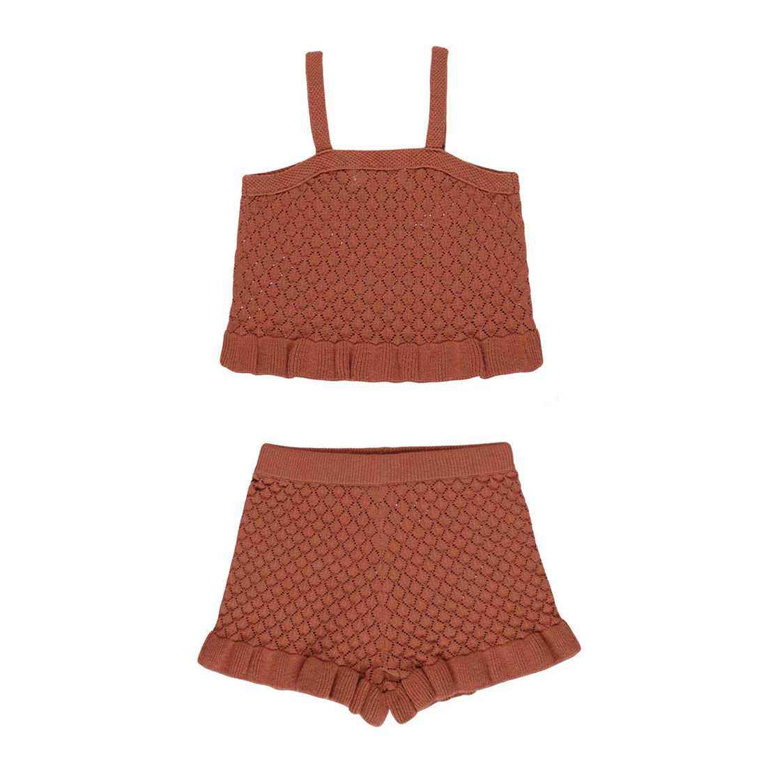 Rylee and Cru Poppy Crochet Tank Set
