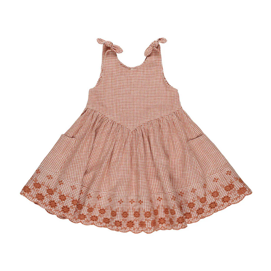 Rylee and Cru Poppy Gingham Summer Dress