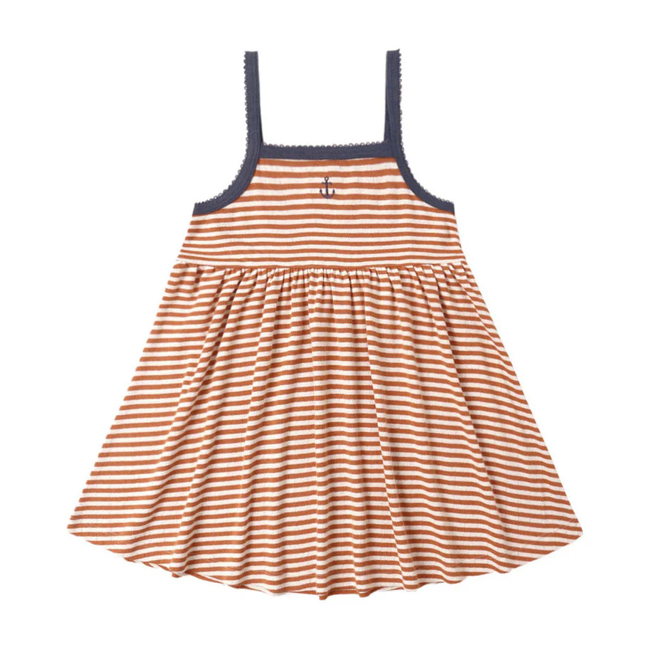 Rylee and Cru Poppy Stripe Lea Dress