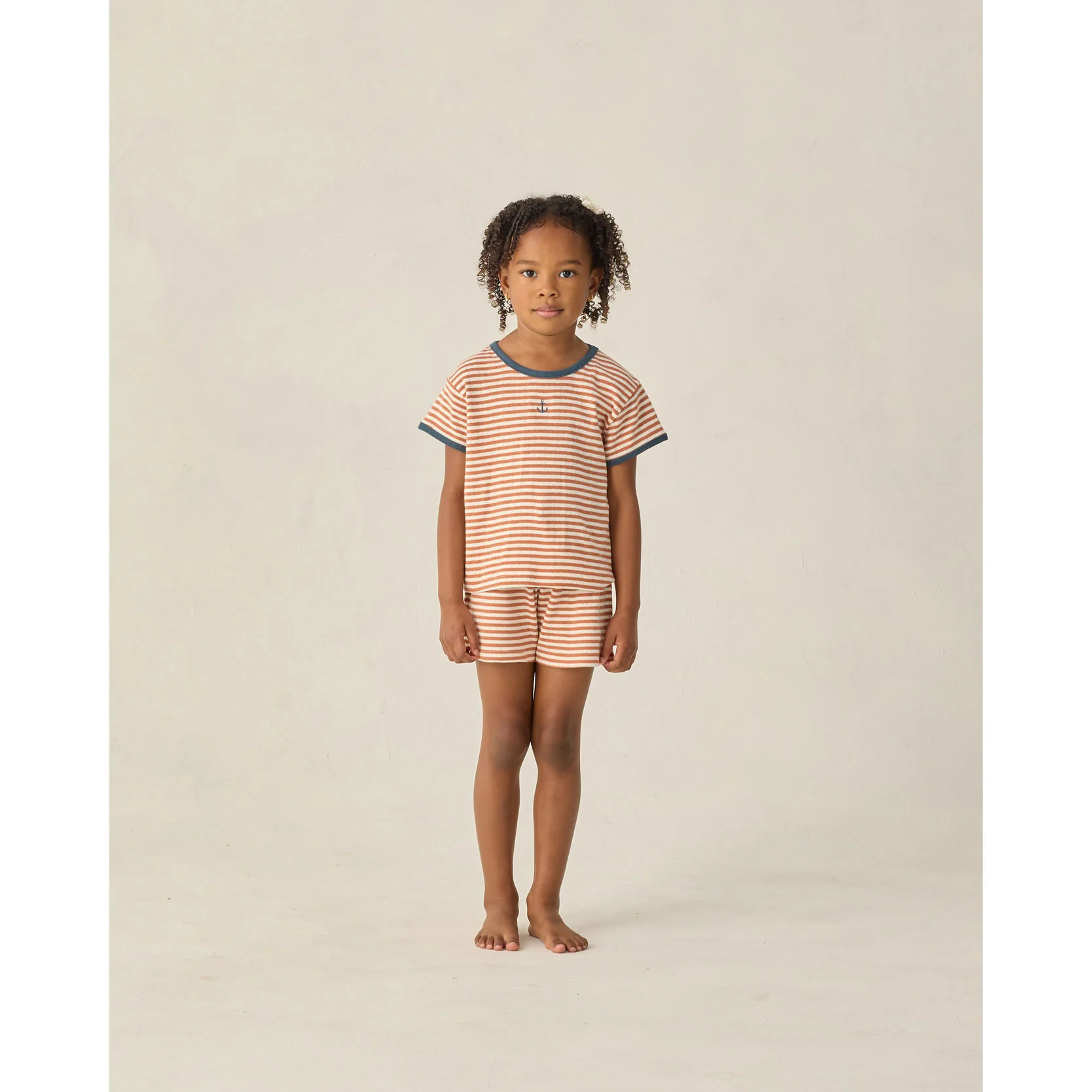 Rylee and Cru Poppy Stripe Pointelle Shorts - Image 2
