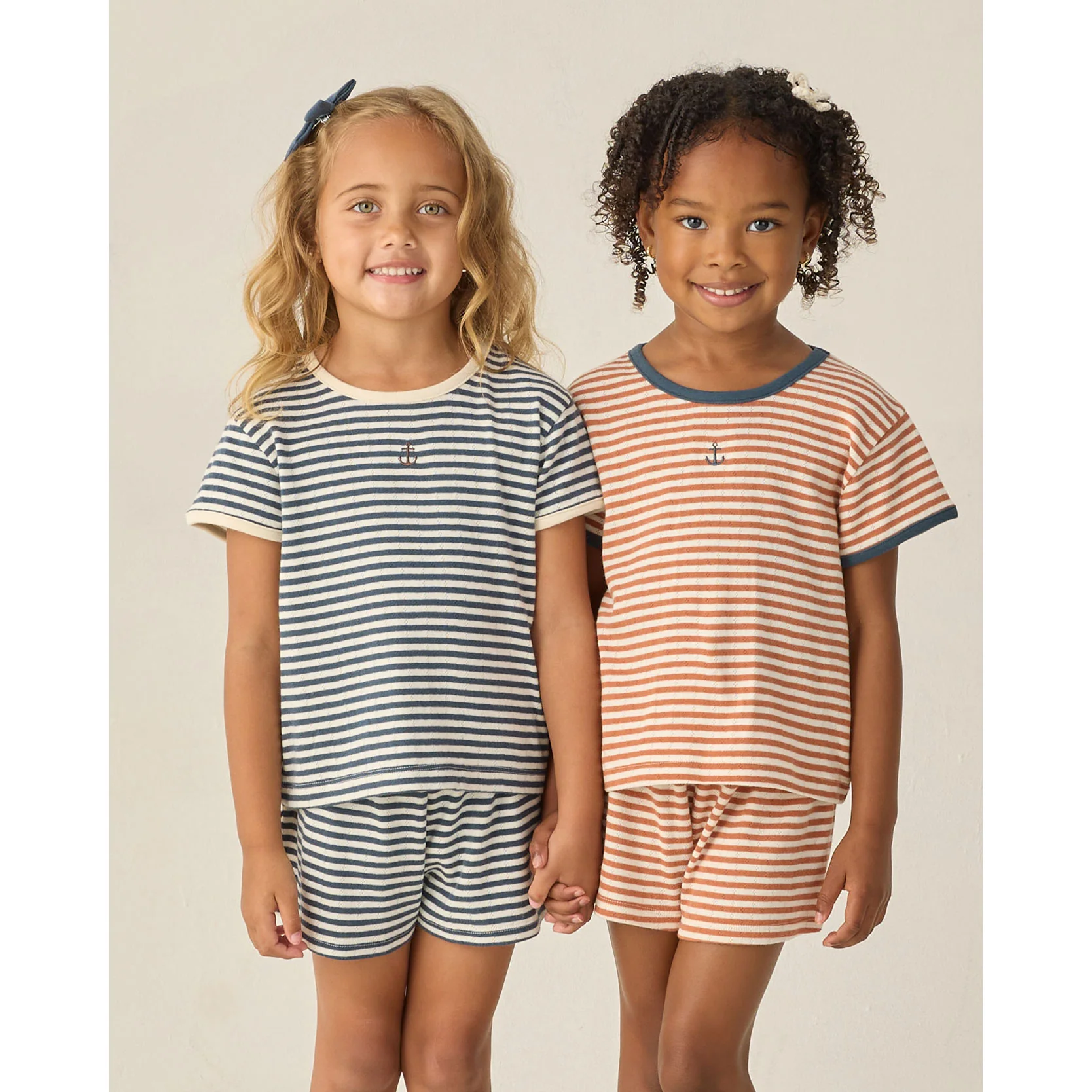Rylee and Cru Poppy Stripe Pointelle Shorts - Image 3