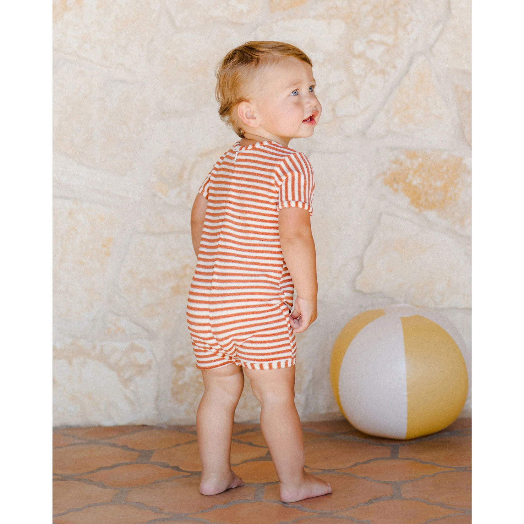 Rylee and Cru Poppy Stripe Shorty One-Piece - Image 3