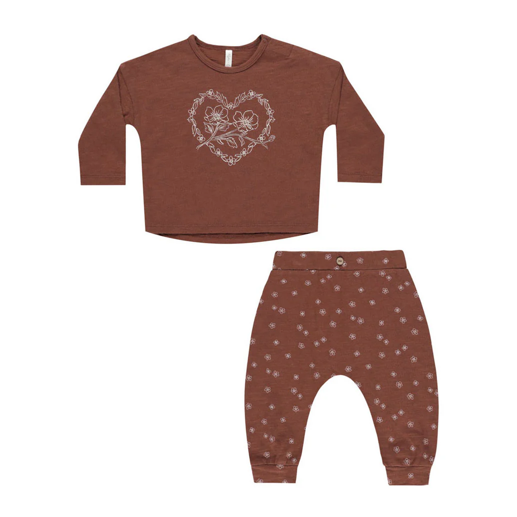 Rylee and Cru Posey Long Sleeve Tee + Pant Set