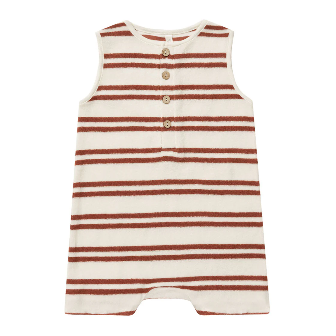 Rylee and Cru Red Stripe Davis Romper