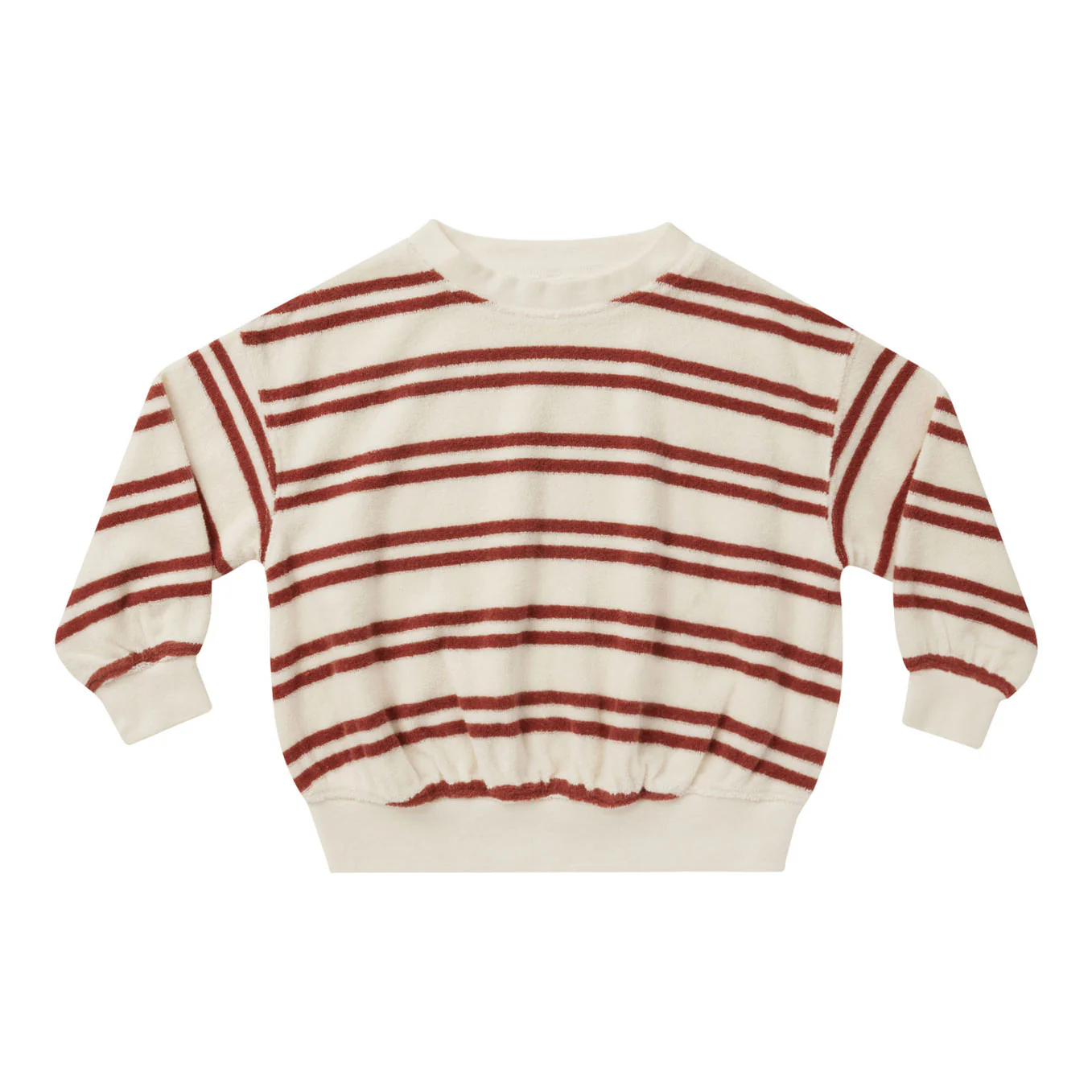 Rylee and Cru Red Stripe Sweatshirt
