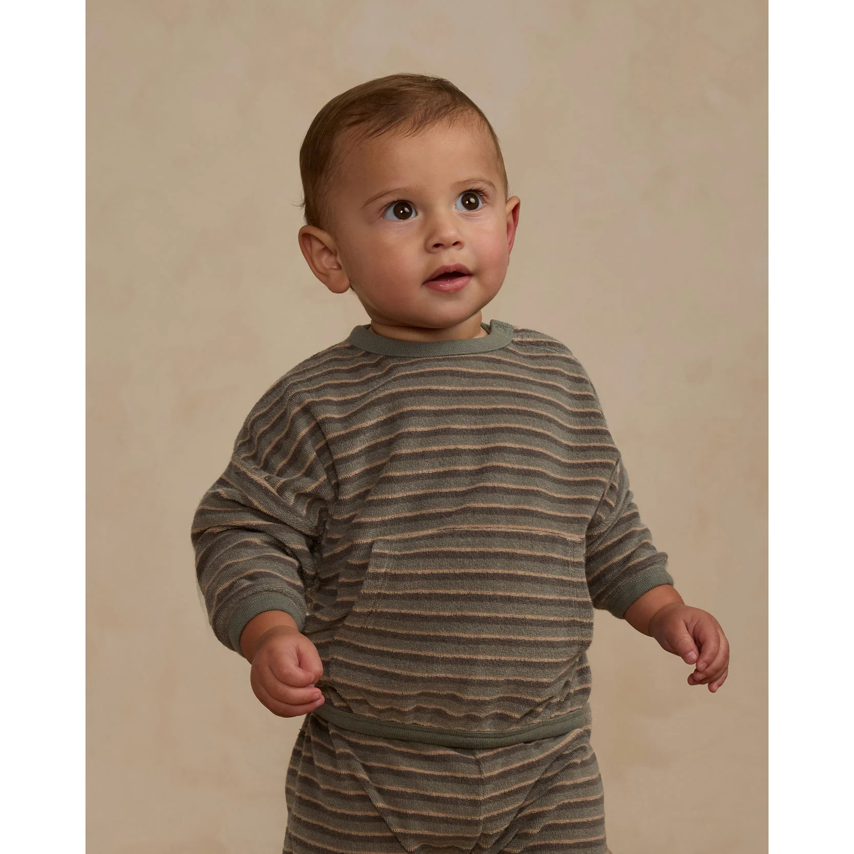 Rylee and Cru Retro Stripe Relaxed Baby Set - Image 2