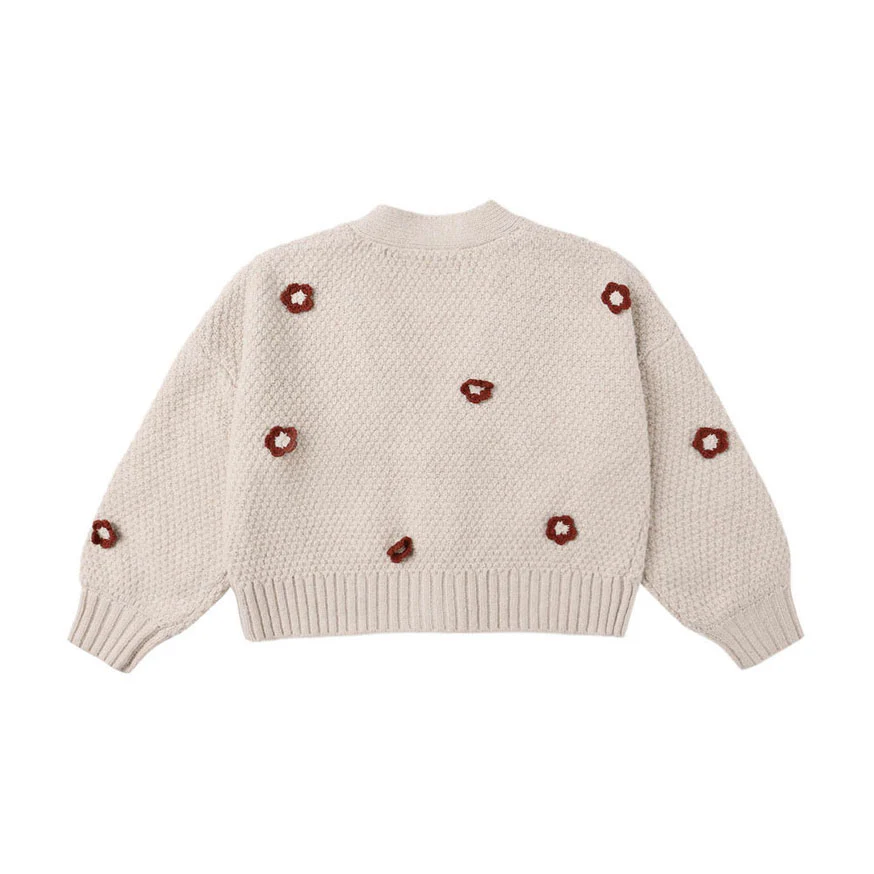 Rylee and Cru Ruby Daisy Boxy Crop Cardigan - Image 2