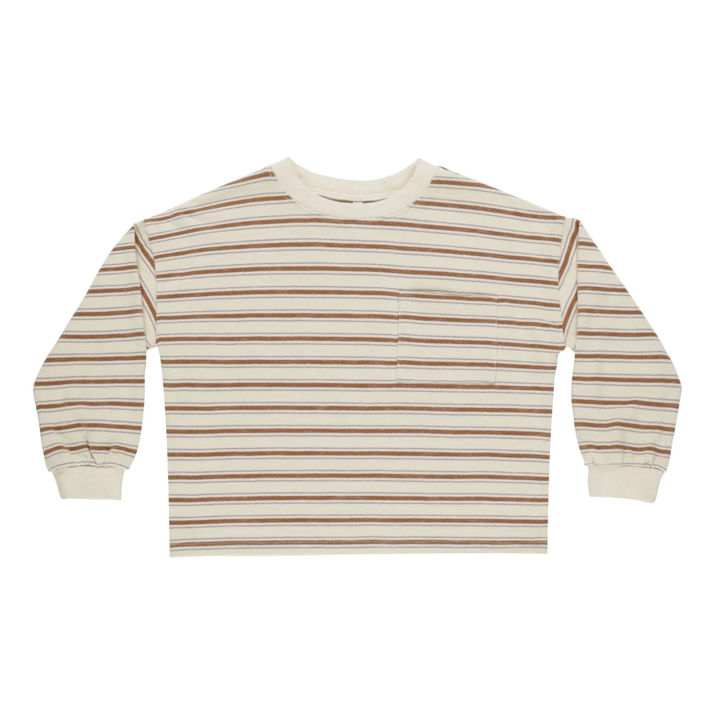Rylee and Cru Saddle Stripe Relaxed Long Sleeve T-shirt