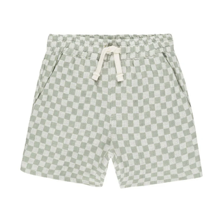 Rylee and Cru Sage Check Bermuda Short