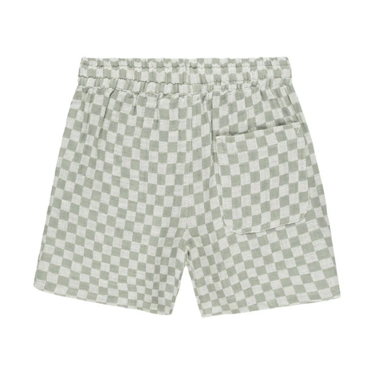 Rylee and Cru Sage Check Bermuda Short - Image 2