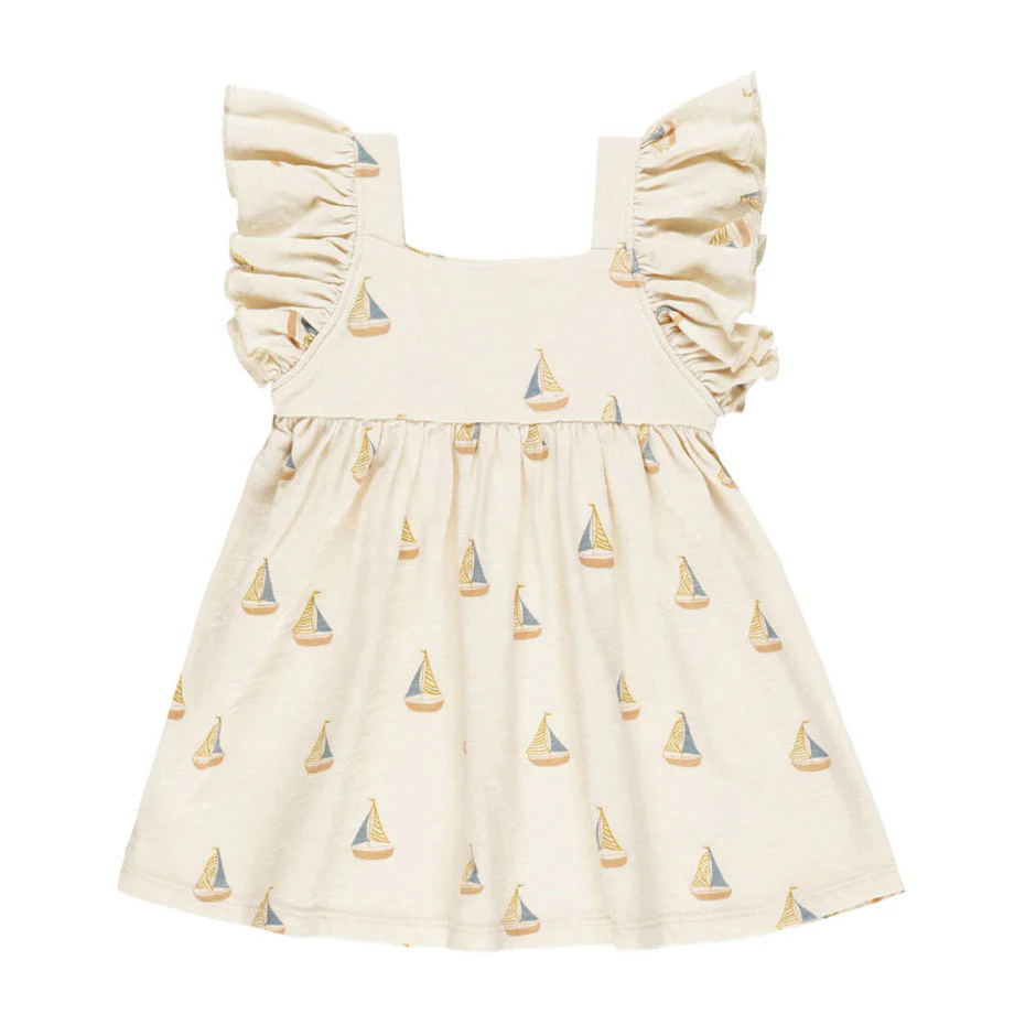 Rylee and Cru Sailboats Mariposa Dress