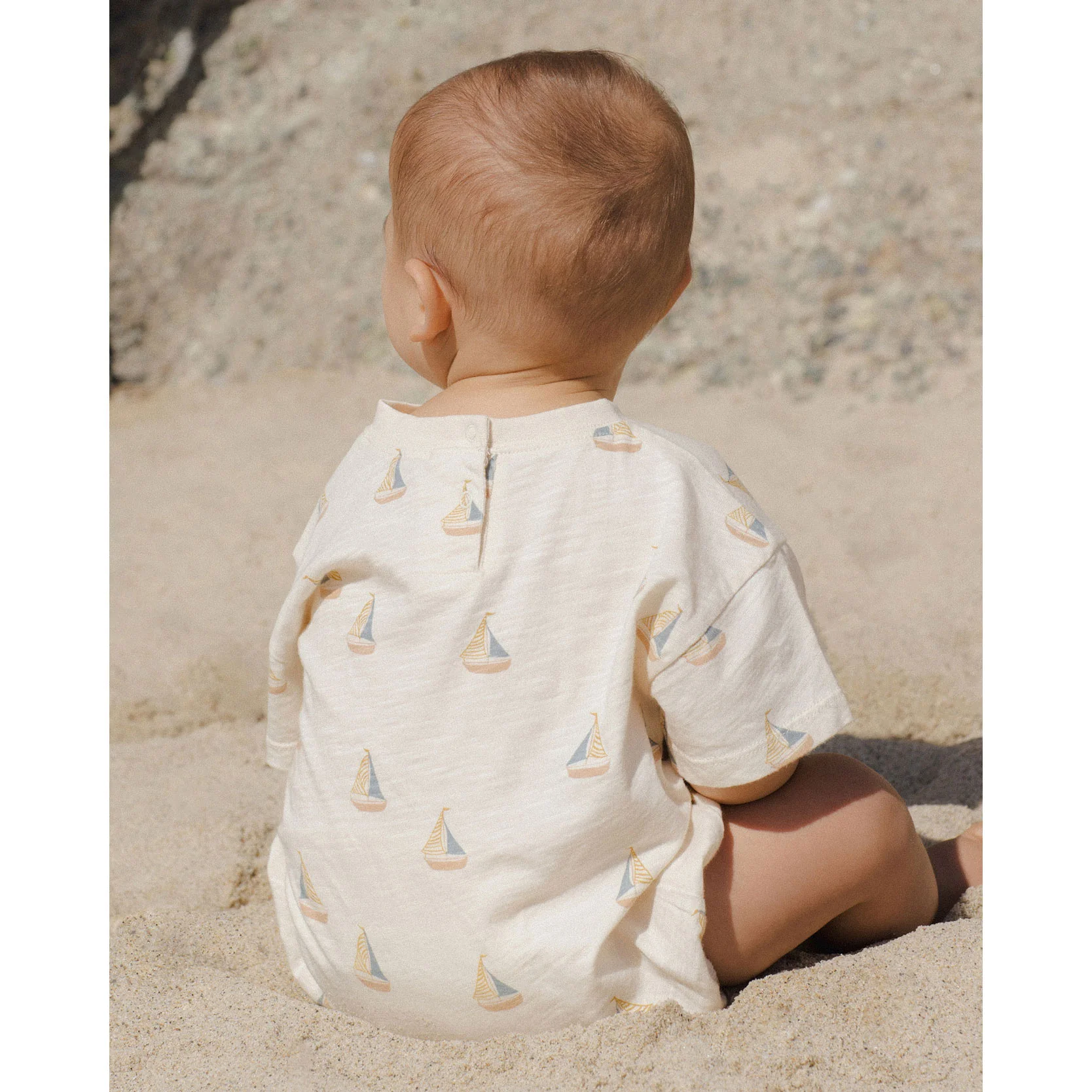 Rylee and Cru Sailboats Relaxed Bubble Romper - Image 4