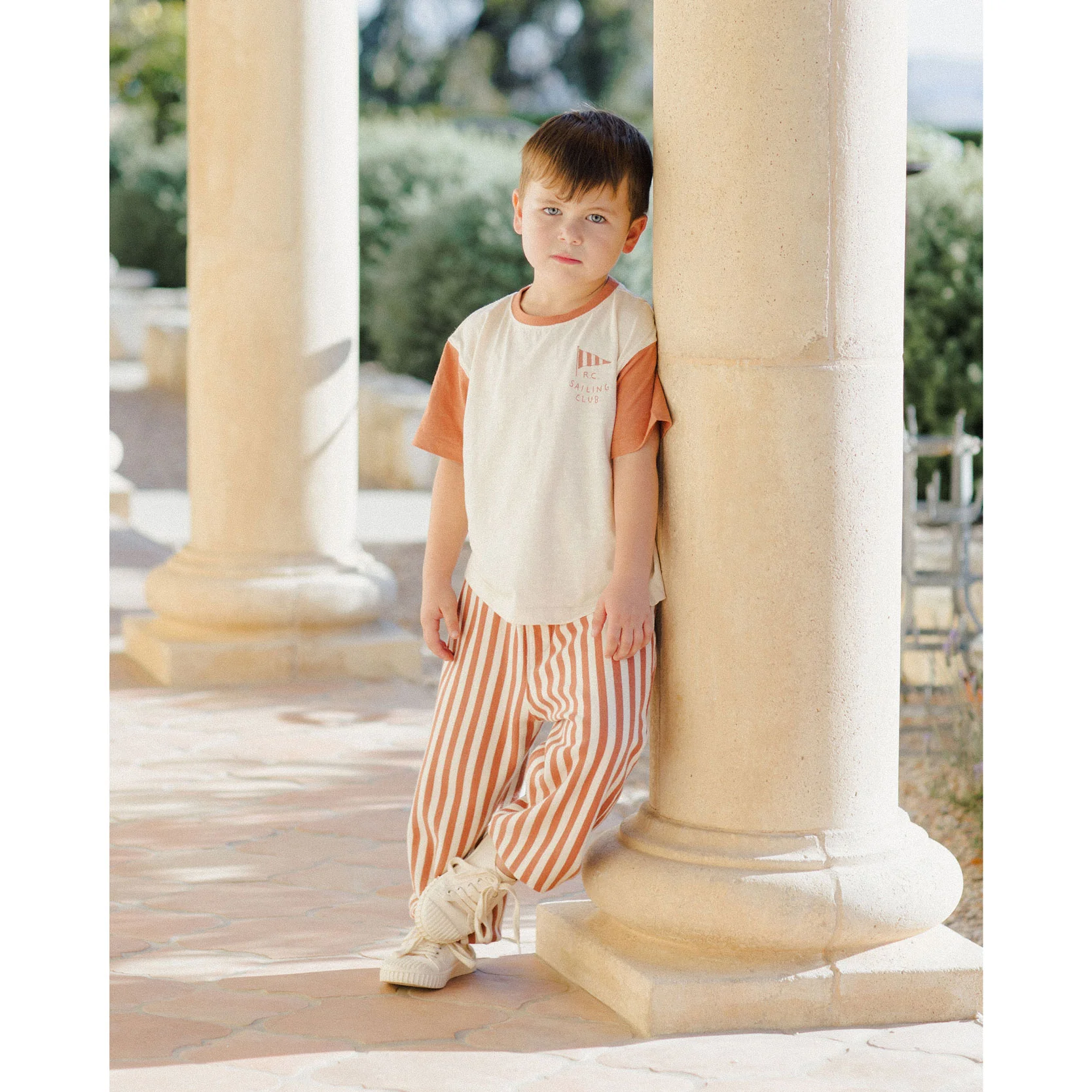 Rylee and Cru Sailing Club Contrast Short Sleeve Tee - Image 2