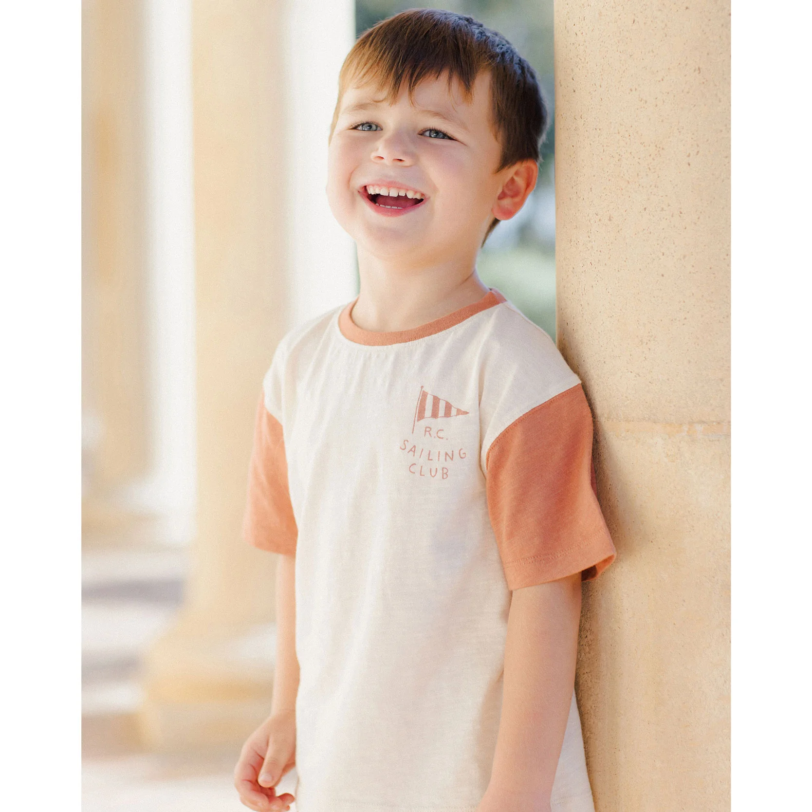 Rylee and Cru Sailing Club Contrast Short Sleeve Tee - Image 3