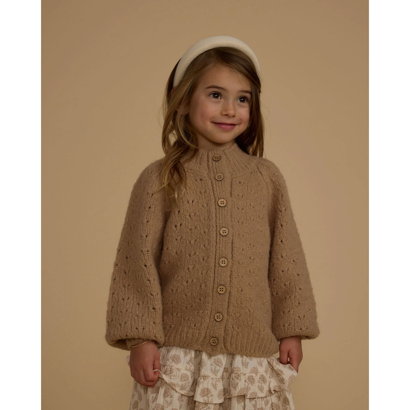 Rylee and Cru Sand Tulip Cardigan - Image 2