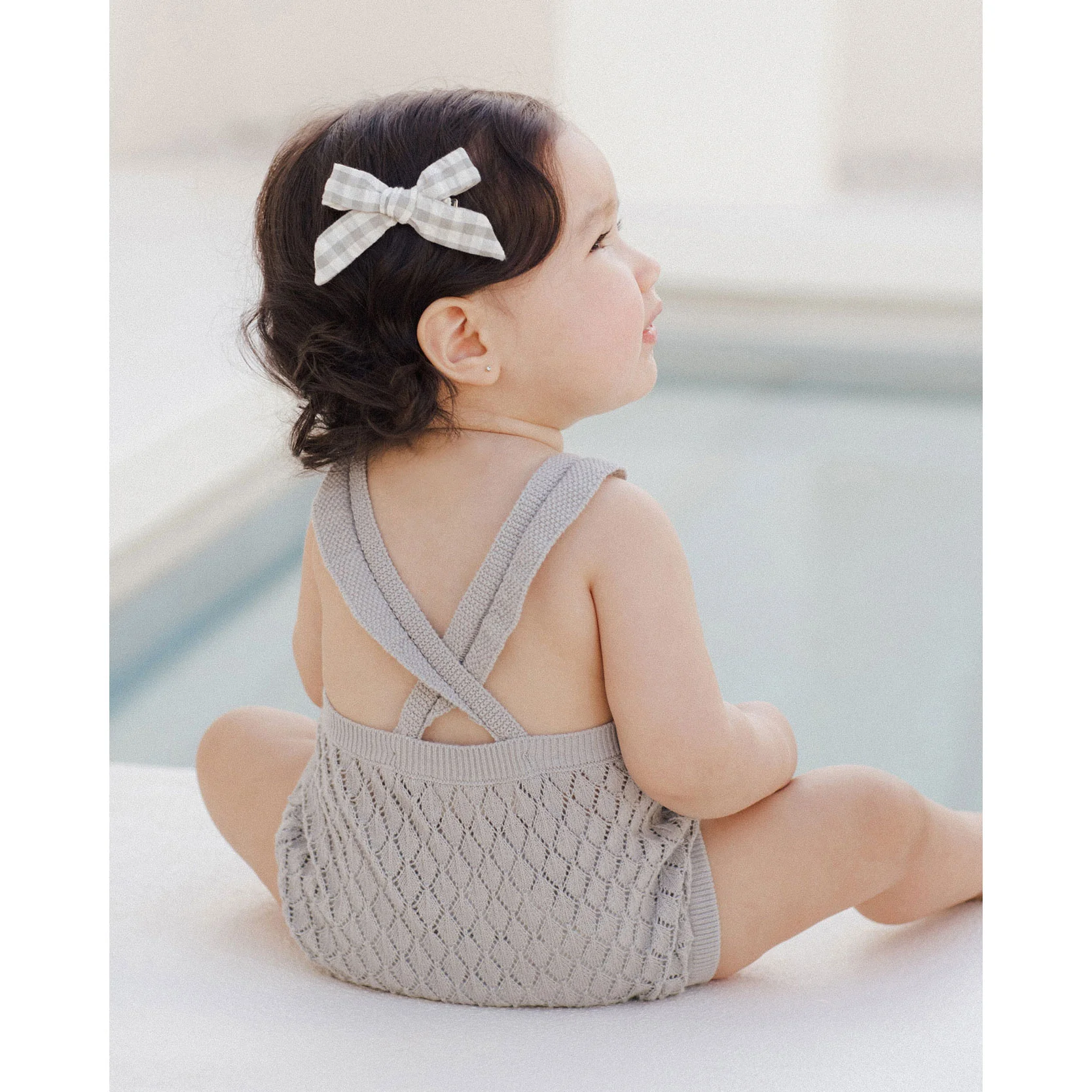 Rylee and Cru Seafoam Crochet Romper - Image 4