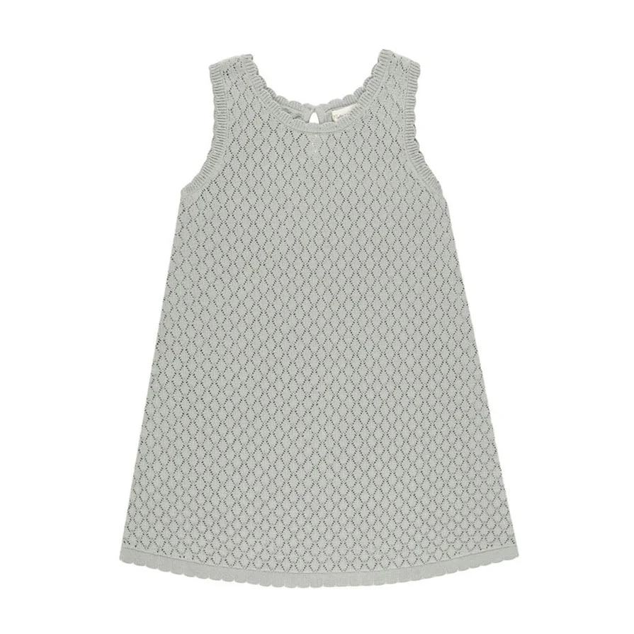Rylee and Cru Seafoam Crochet Tank Mini Dress