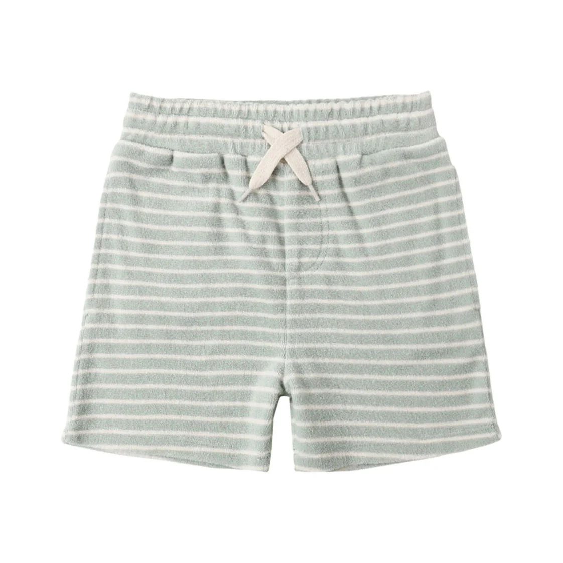 Rylee and Cru  Seafoam Stripe Terry Short