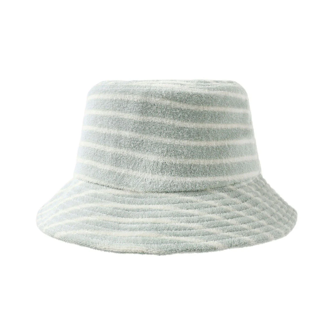 Rylee and Cru  Seafoam Terry Stripe Bucket Hat