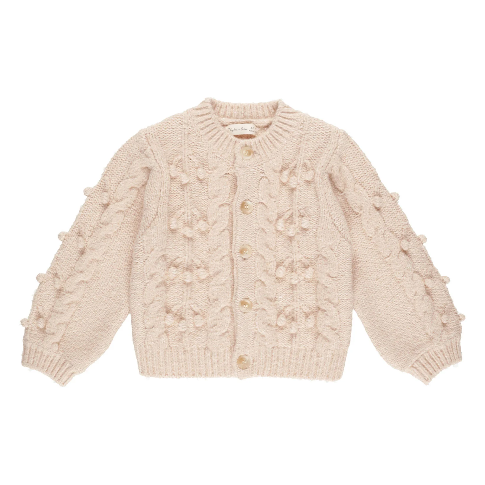 Rylee and Cru Shell Bobble Cardigan