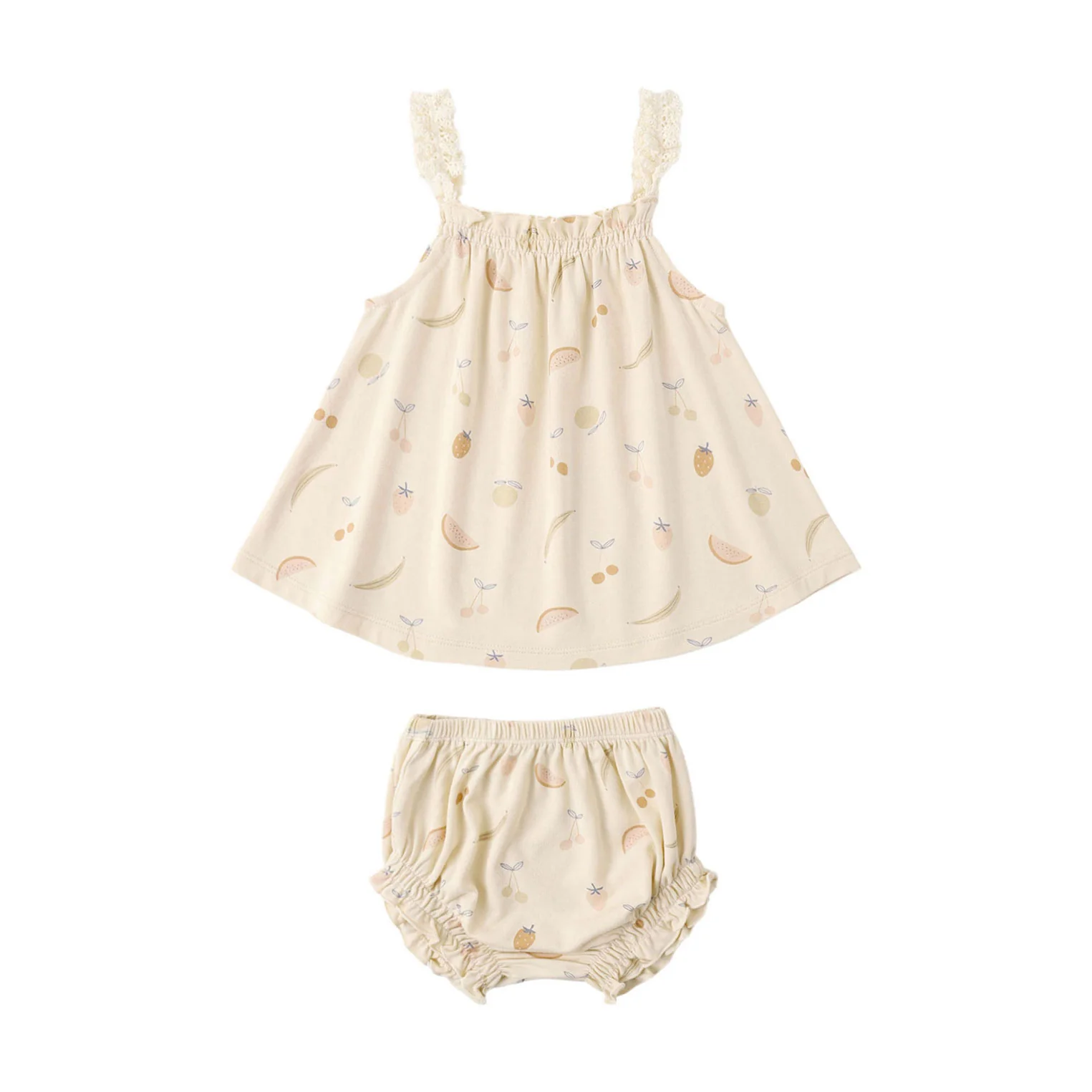 Rylee and Cru  Shell  Fruit Swing Top & Bloomer Set