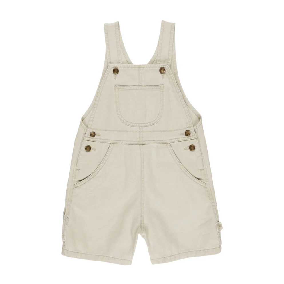 Rylee and Cru Stone Denim Shortalls