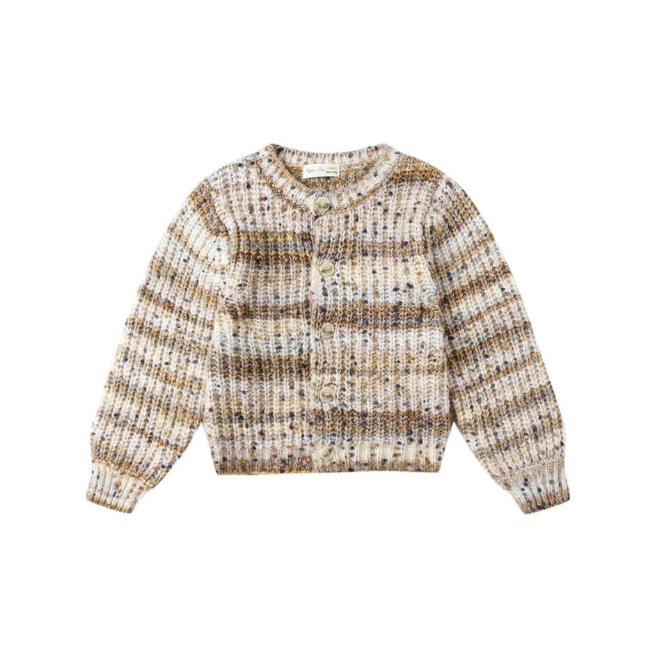 Rylee and Cru Stone Multi-Stripe Cheyenne Cardigan