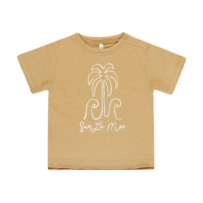 Rylee and Cru Sur La Mer Raw Edge Tee