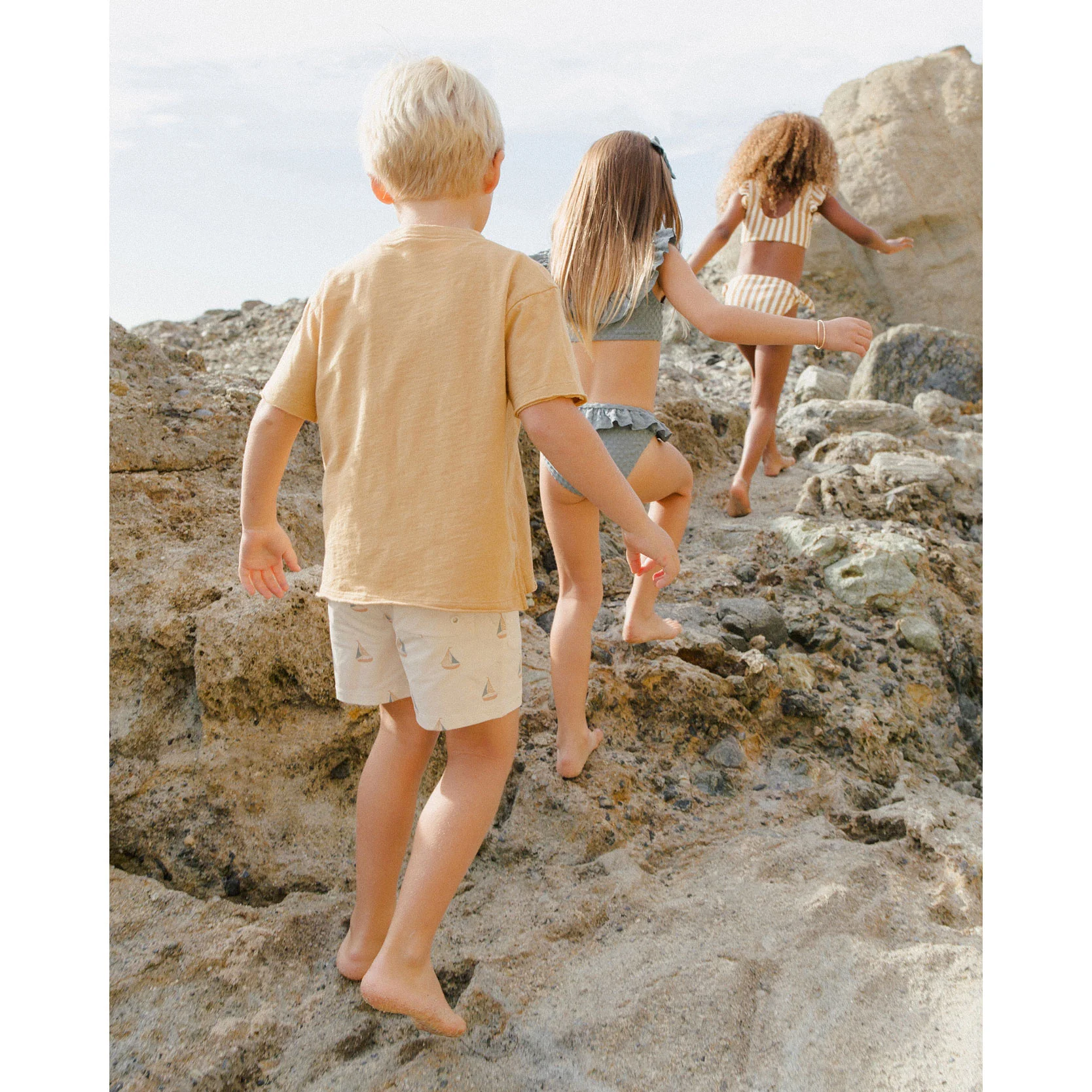Rylee and Cru Sur La Mer Raw Edge Tee - Image 4