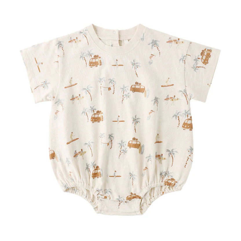 Rylee and Cru  Surf Town Relaxed Bubble Romper