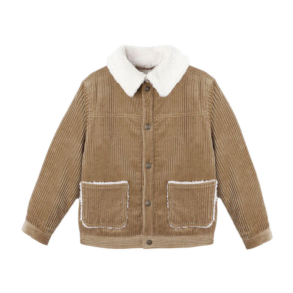 Rylee and Cru Toffee Corduroy Jacket