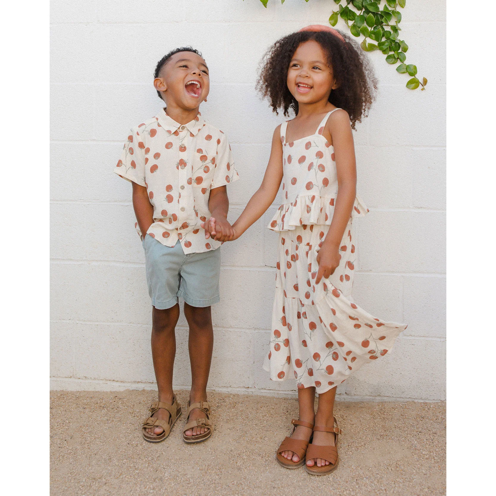 Rylee and Cru Tomatoes Tiered Midi Skirt - Image 2